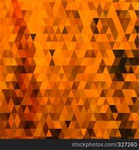 Background with colorful hex grid and blurred picture