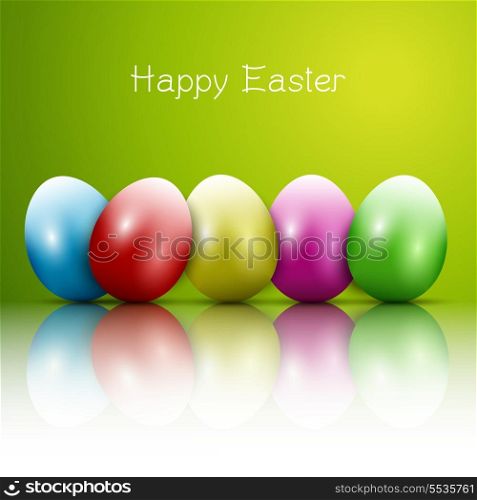 Background with colourful Easter eggs