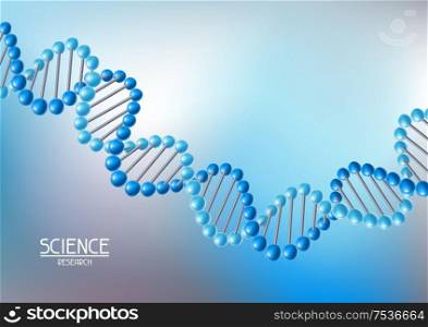 Background with DNA molecules structure. Science or medical molecular genetics.. Background with DNA molecules structure.
