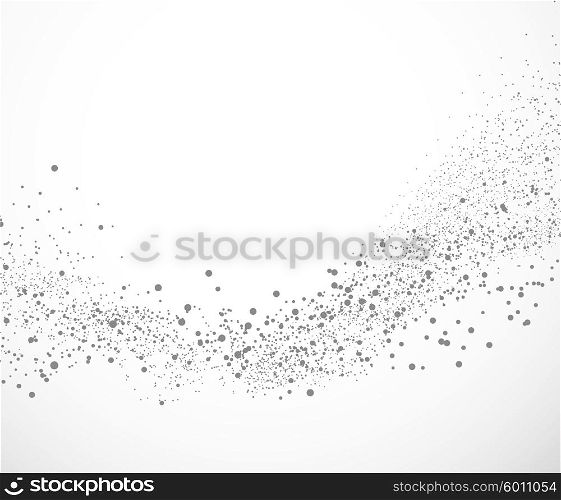 Background with dots. Background with dots abstract illustration in gray color