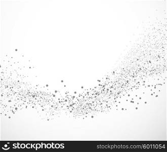 Background with dots. Background with dots abstract illustration in gray color