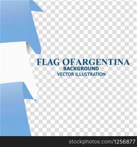 Background with flag of Argentina. Colorful illustration with flag for web design. Illustration with transparent background.. Bright background with flag of Argentina. Happy Argentina day background.