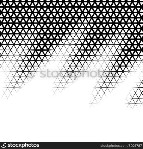 Background with gradient of triangle shaped grid
