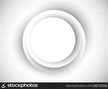 Background with gray circle. Abstract illustration