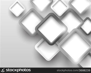 Background with gray squares. Abstract illustration