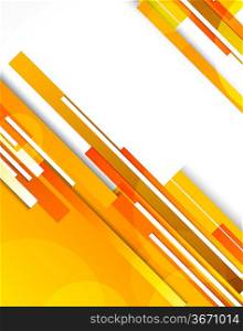 Background with orange lines. Abstract illustration