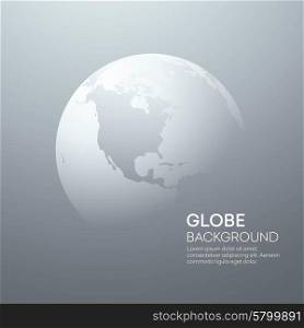 Background with Planet Earth Globe. Vector Illustration. Background with Planet Earth Globe. Vector Illustration EPS 10