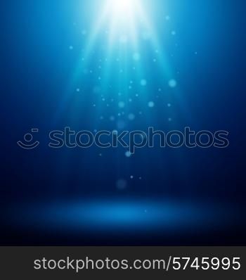 Background with rays of light. Vector illustration EPS10