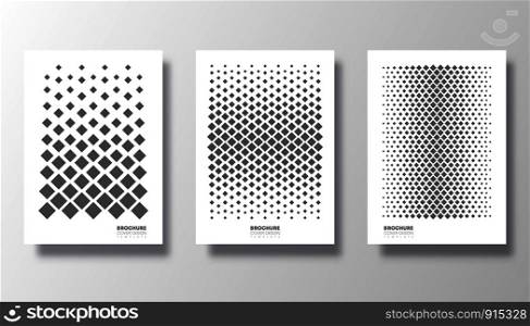Background with rhombus pattern set. Design for flyer, poster, brochure cover, typography or other printing products. Vector illustration.. Background with rhombus pattern set. Design for flyer, poster, brochure cover, typography or other printing products