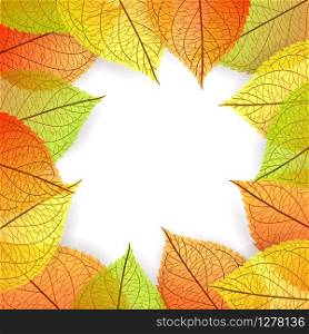 Background with stylize autumn leaves