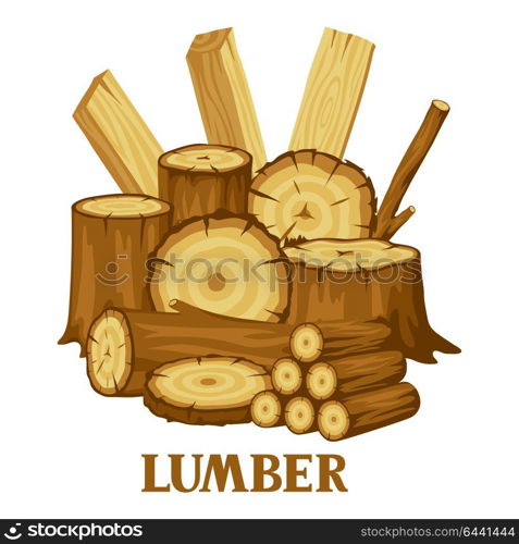Background with wood logs, trunks and planks. Design for forestry and lumber industry. Background with wood logs, trunks and planks. Design for forestry and lumber industry.