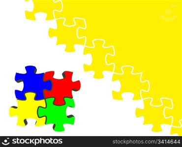 backgrounds of puzzle. vector
