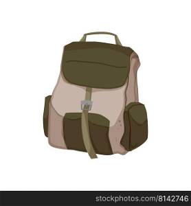 backpack bag c&cartoon. backpack bag c&sign. isolated symbol vector illustration. backpack bag c&cartoon vector illustration