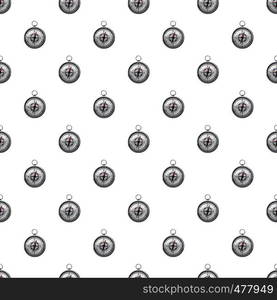 Backpack for travel pattern seamless repeat in cartoon style vector illustration. Backpack for travel pattern