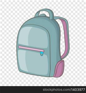 Backpack icon. Cartoon illustration of backpack vector icon for web. Backpack icon, cartoon style