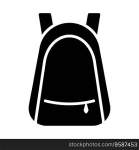 Backpack icon vector on trendy design
