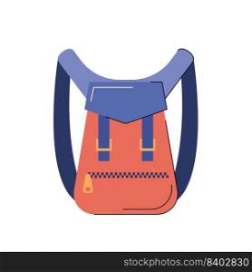 backpack isolate travel symbol vector illustration