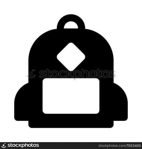 backpack isolated on white background