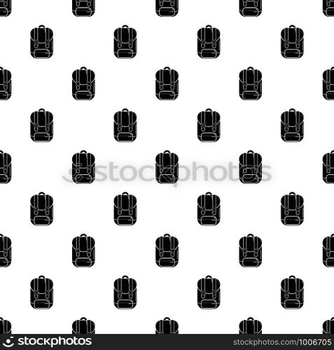 Backpack pattern vector seamless repeating for any web design. Backpack pattern vector seamless