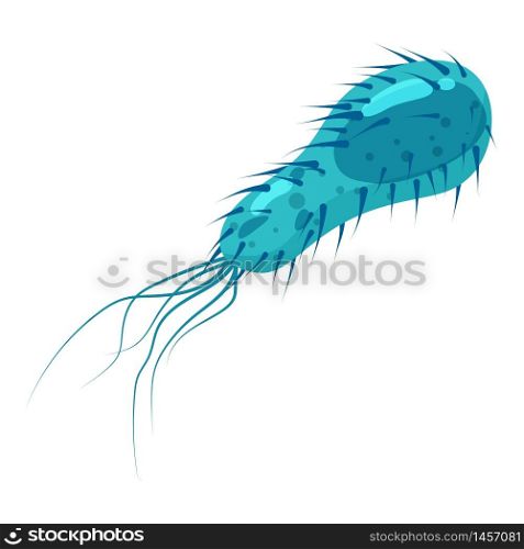 Bacteria germs microorganisms disease-causing objects pandemic microbes, fungi infection. Bacteria germs microorganisms disease-causing objects pandemic microbes, fungi infection. Vector isolated illustration cartoon style icon
