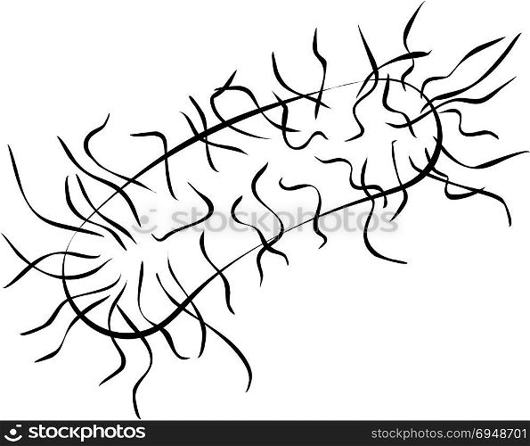 Bacteria Icon, Bacteria Vector Art Illustration