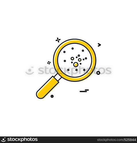 Bacteria icon design vector