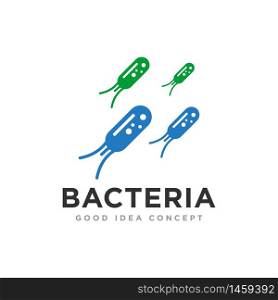 Bacteria Logo design Vector Template