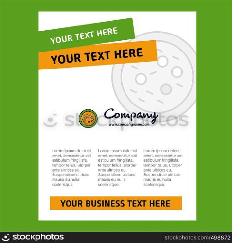 Bacteria on plate Title Page Design for Company profile ,annual report, presentations, leaflet, Brochure Vector Background