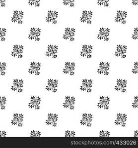 Bacteria pattern seamless in simple style vector illustration. Bacteria pattern vector