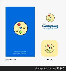 Bacteria plate Company Logo App Icon and Splash Page Design. Creative Business App Design Elements