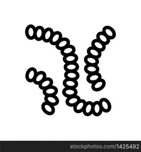 bacteria virus icon vector. bacteria virus sign. isolated contour symbol illustration. bacteria virus icon vector outline illustration