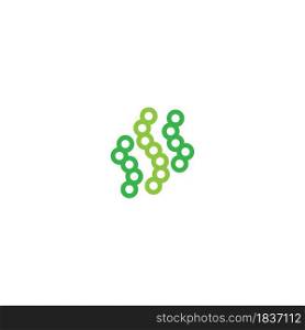 Bacterial Probiotic icon vector flat design template
