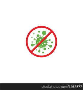 Bacterial virus icon vector flat design