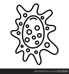 Bacterium icon. Outline bacterium vector icon for web design isolated on white background. Bacterium icon, outline style