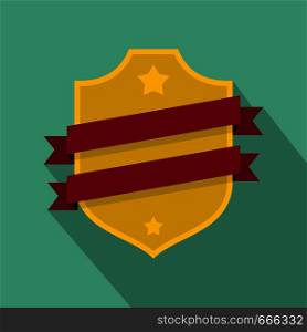 Badge business icon. Flat illustration of badge business vector icon for web. Badge business icon, flat style