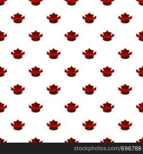 Badge king pattern seamless in flat style for any design. Badge king pattern seamless