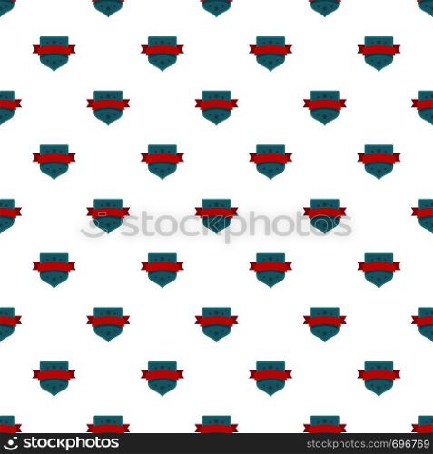 Badge vintage pattern seamless in flat style for any design. Badge vintage pattern seamless