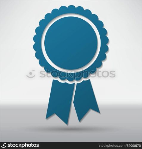 badge with ribbons icon