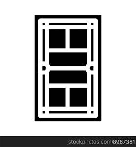 badminton court glyph icon vector. badminton court sign. isolated symbol illustration. badminton court glyph icon vector illustration