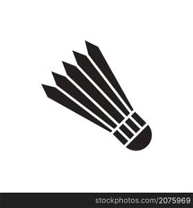 badminton icon vector design templates white on background