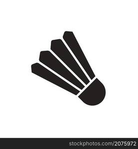 badminton icon vector design templates white on background