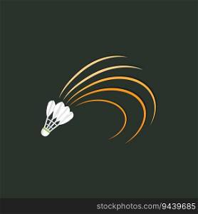 Badminton Logo Design, Sports Vector, Shuttlecock Logo, Badminton Tournament, Simple Minimalist Badge