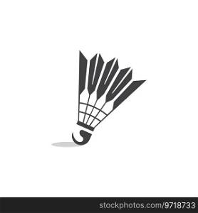 badminton logo vector icon illustration design. logo for ch&ionship, club, and competition
