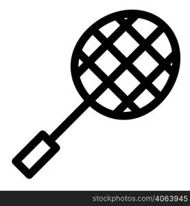 Badminton racket as one of the indoor Olympics sports