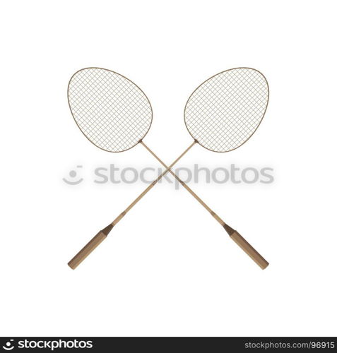 Badminton rio icon vector design player racket illustration sport