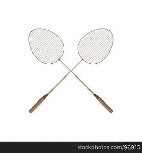 Badminton rio icon vector design player racket illustration sport