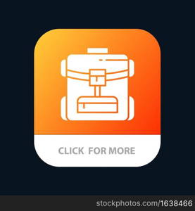 Bag, Back bag, Service, Hotel Mobile App Icon Design