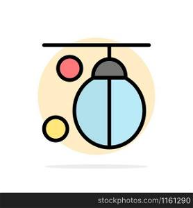 Bag, Boxer, Boxing, Punching, Training Abstract Circle Background Flat color Icon