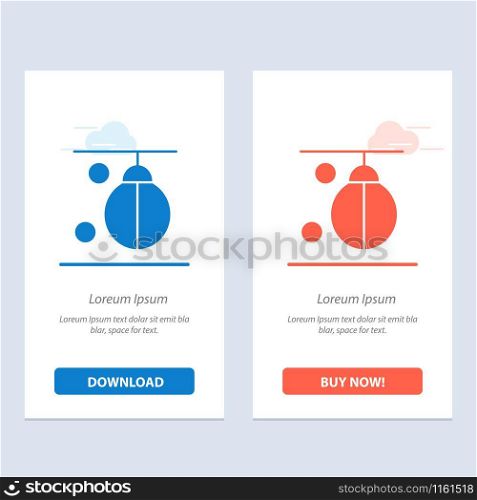 Bag, Boxer, Boxing, Punching, Training Blue and Red Download and Buy Now web Widget Card Template