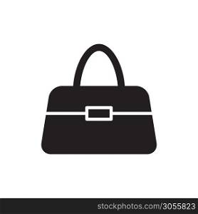 bag icon vector logo template in trendy flat style, women bag icon